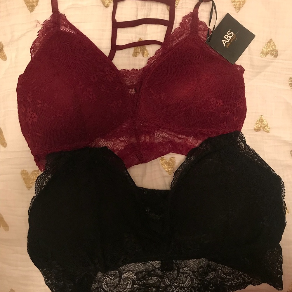 Lot of (2) bralettes. New never worn!